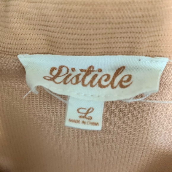 Listicle Color Block Shacket - Picture 3 of 3